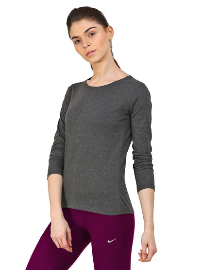 Appulse Women's Long Sleeve Round neck T-Shirt | Women | Premium Cotton | Activewear | Athleisure