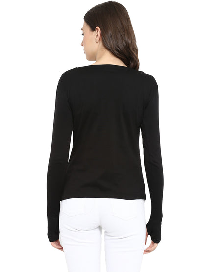 Appulse Women's Long Sleeve Thumb Hole T-Shirt | Women | Premium Cotton | Activewear | Athleisure