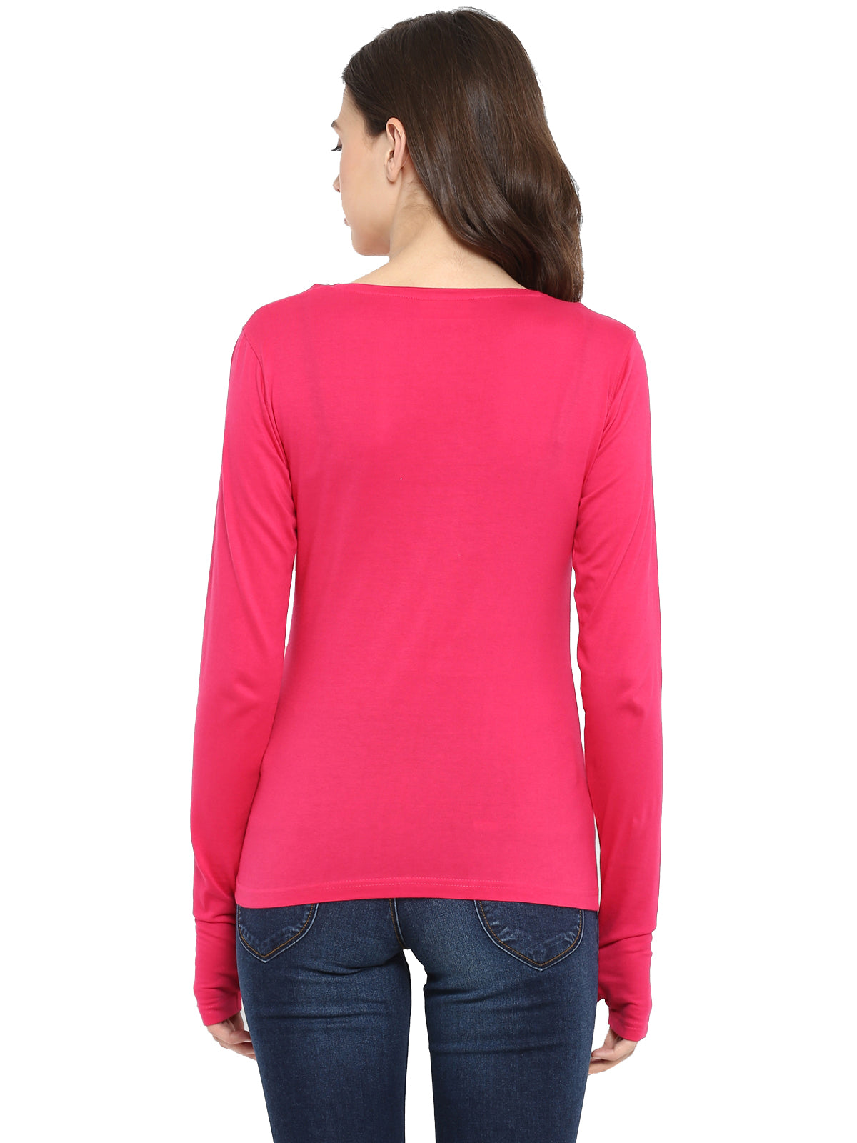 Ap'pulse Women's Long Sleeve Thumbopen Tshirt