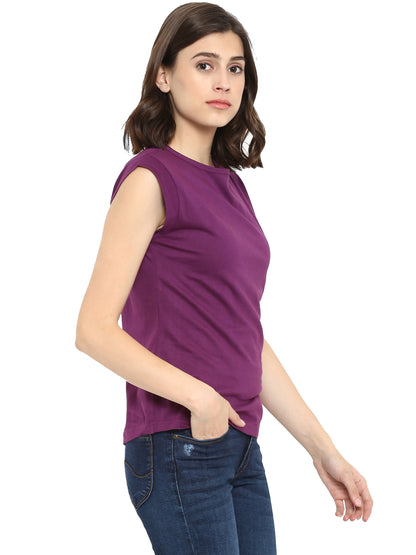 Appulse Women's Cap Sleeve T-Shirt | Women | Premium Cotton | Activewear | Athleisure