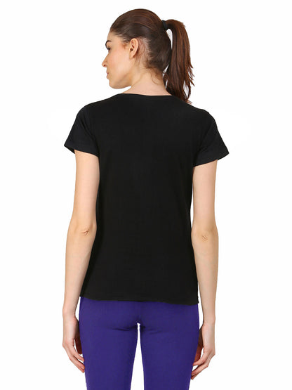 Appulse Women's Short Sleeve Round neck T-Shirt | Women | Premium Cotton | Activewear | Athleisure