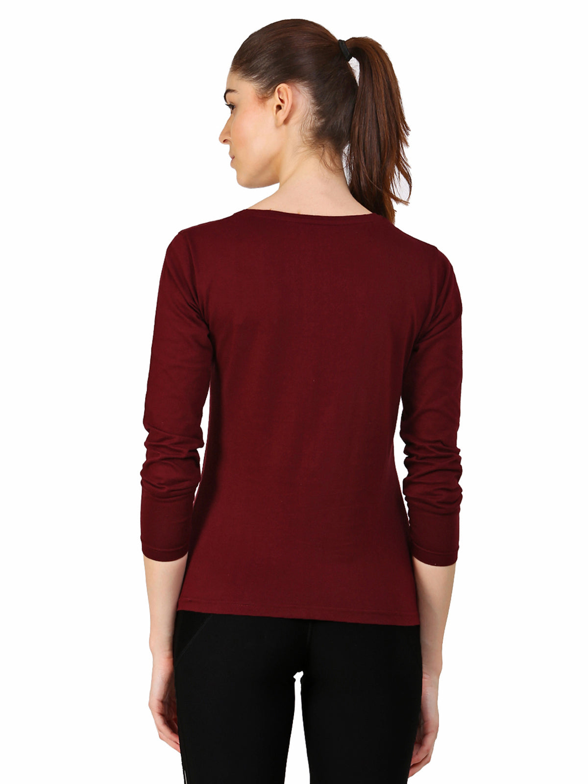 Ap'pulse Women's Long Sleeve Round neck Tshirt
