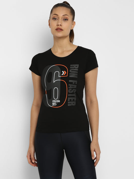 Ap'pulse Women's Printed Sport T-Shirt