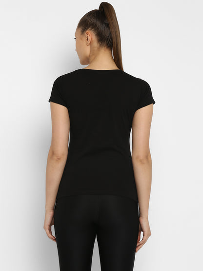 Appulse Women's Printed Sport T-Shirt | Women | Premium Cotton | Activewear | Athleisure