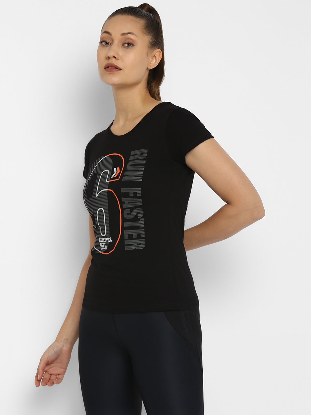 Ap'pulse Women's Printed Sport T-Shirt