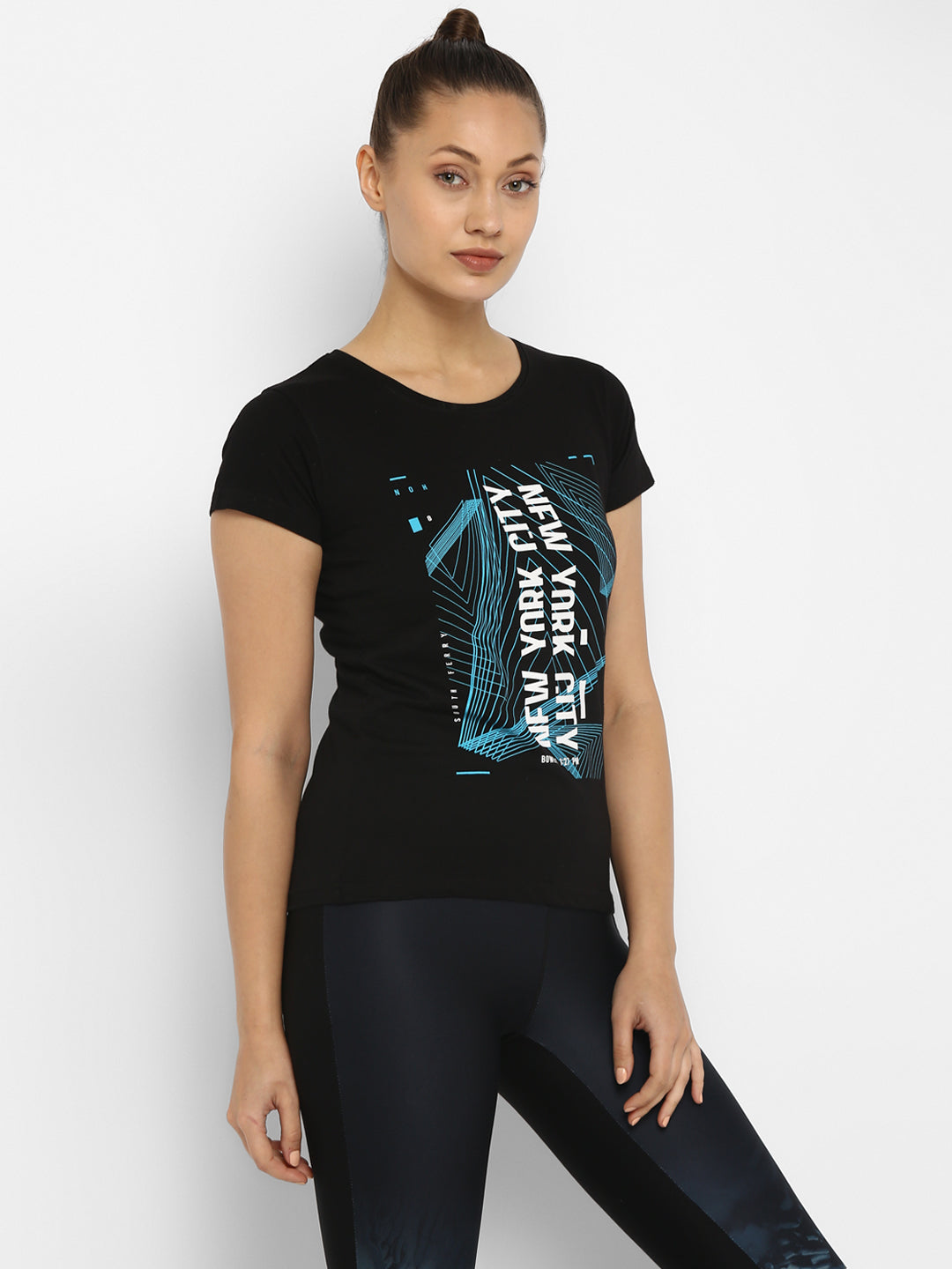 Ap'pulse Women's Printed Sport T-Shirt