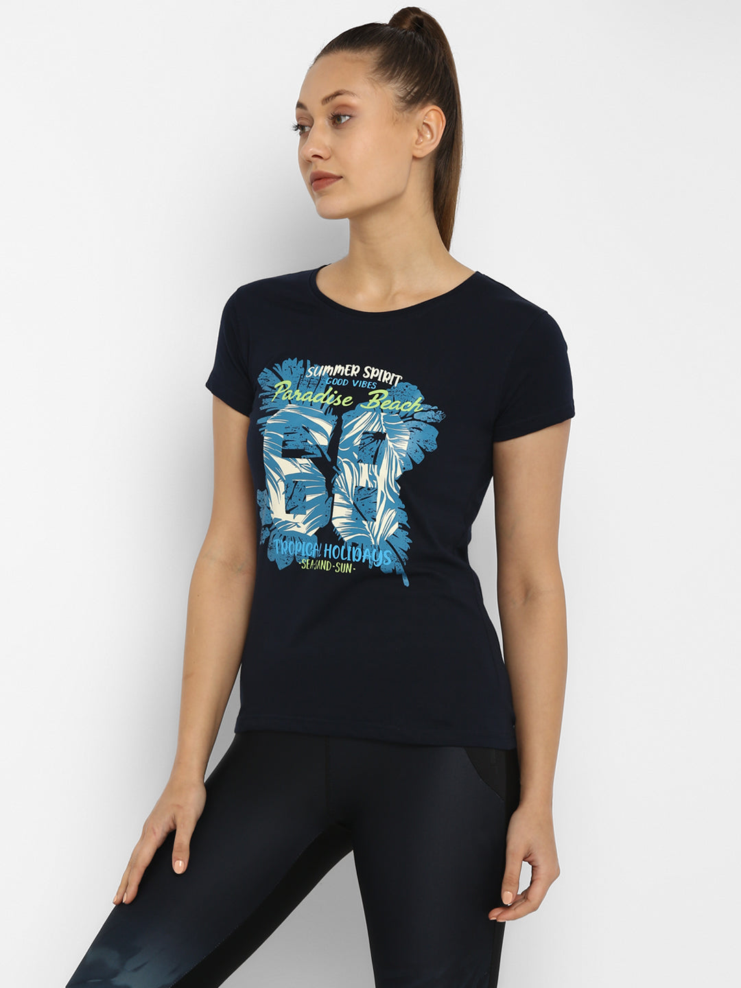 Ap'pulse Women's Printed Sport T-Shirt