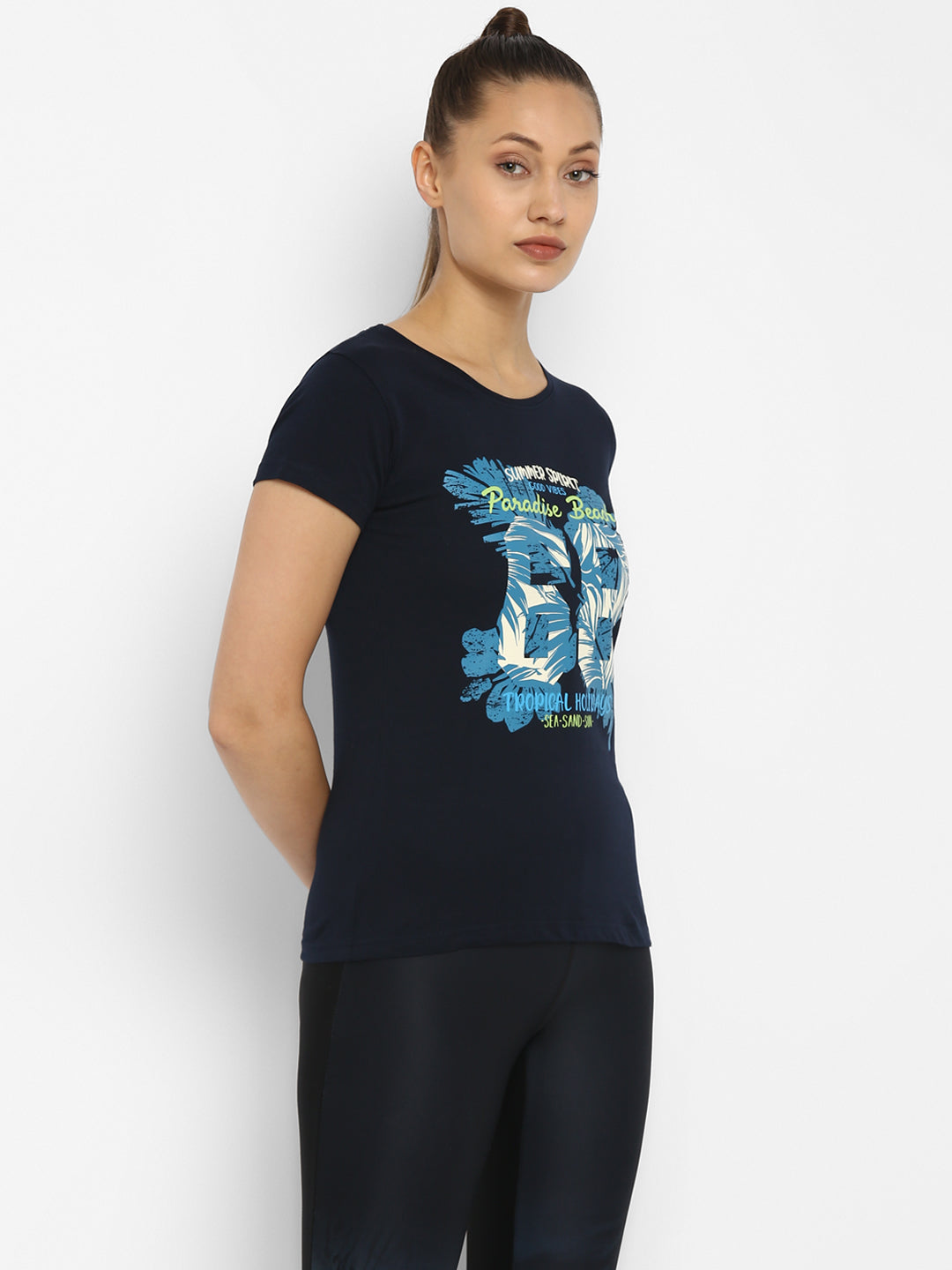 Ap'pulse Women's Printed Sport T-Shirt