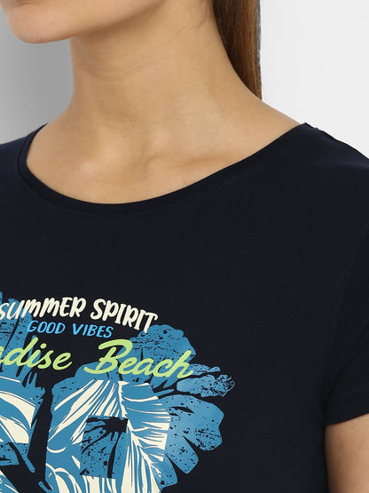 Appulse Women's Printed Sport T-Shirt | Women | Premium Cotton | Activewear | Athleisure