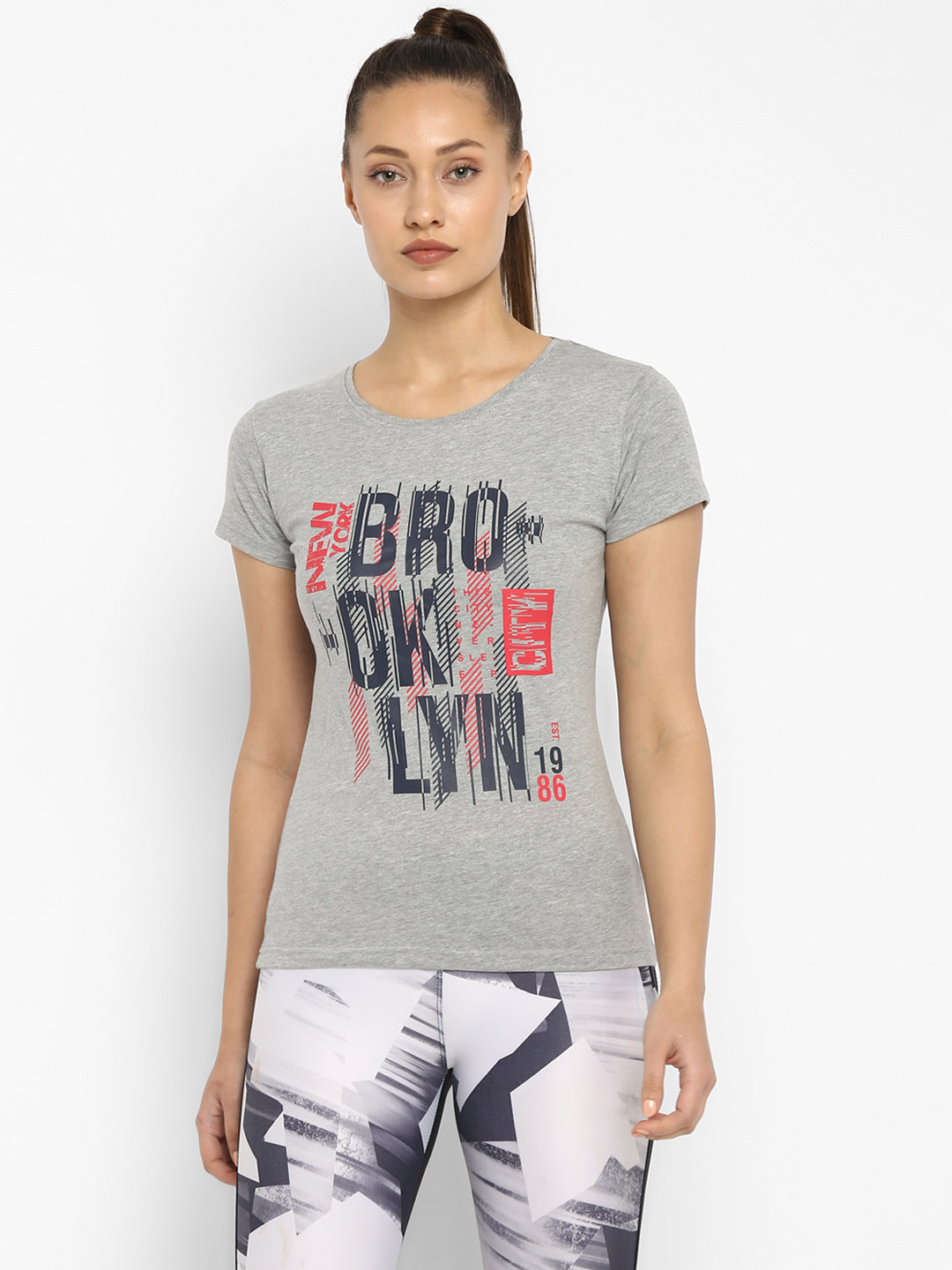 Ap'pulse Women's Printed Sport T-Shirt