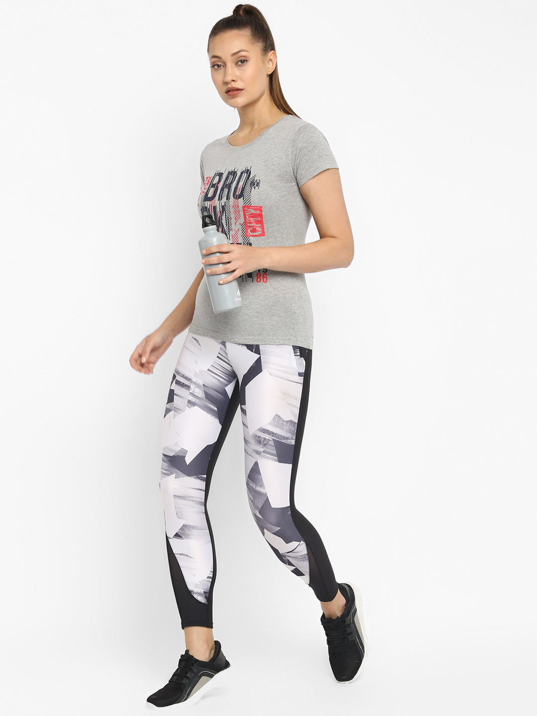 Ap'pulse Women's Printed Sport T-Shirt