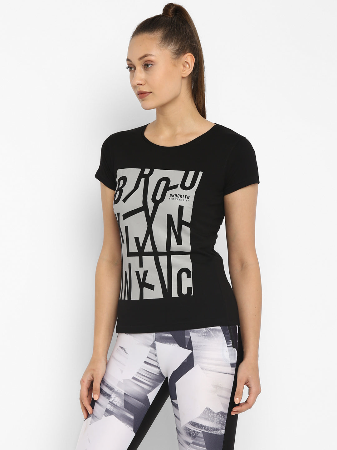 Ap'pulse Women's Printed Sport T-Shirt