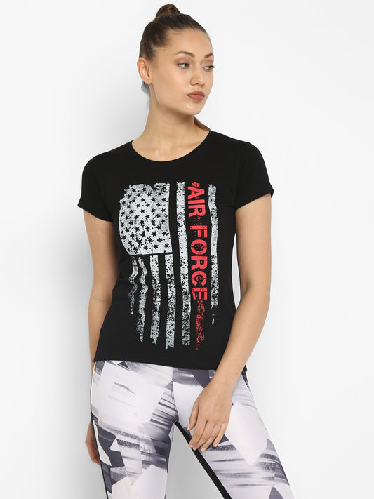 Ap'pulse Women's Printed Sport T-Shirt