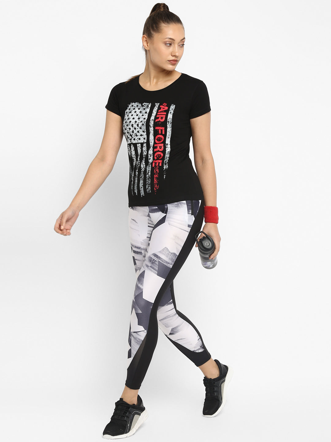 Ap'pulse Women's Printed Sport T-Shirt