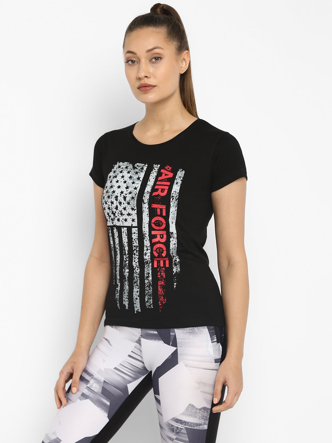 Ap'pulse Women's Printed Sport T-Shirt