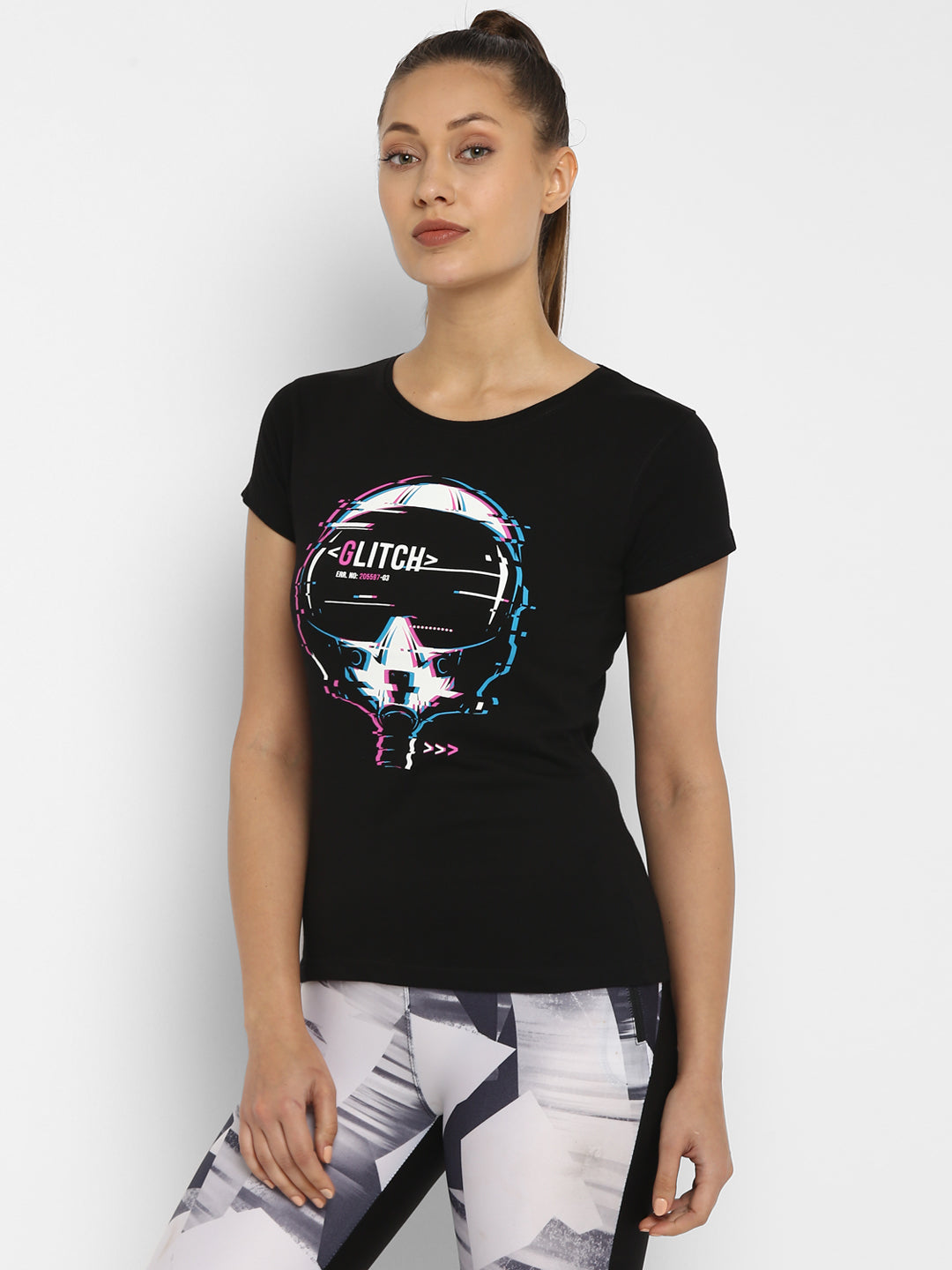 Ap'pulse Women's Printed Sport T-Shirt