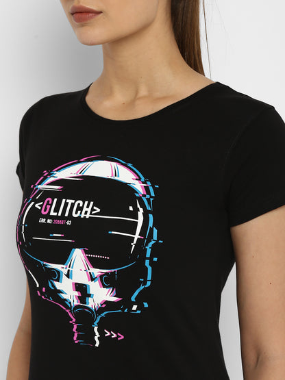 Appulse Women's Printed Sport T-Shirt | Women | Premium Cotton | Activewear | Athleisure