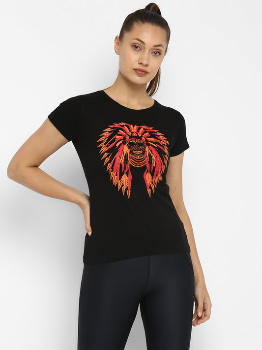 Ap'pulse Women's Printed Sport T-Shirt