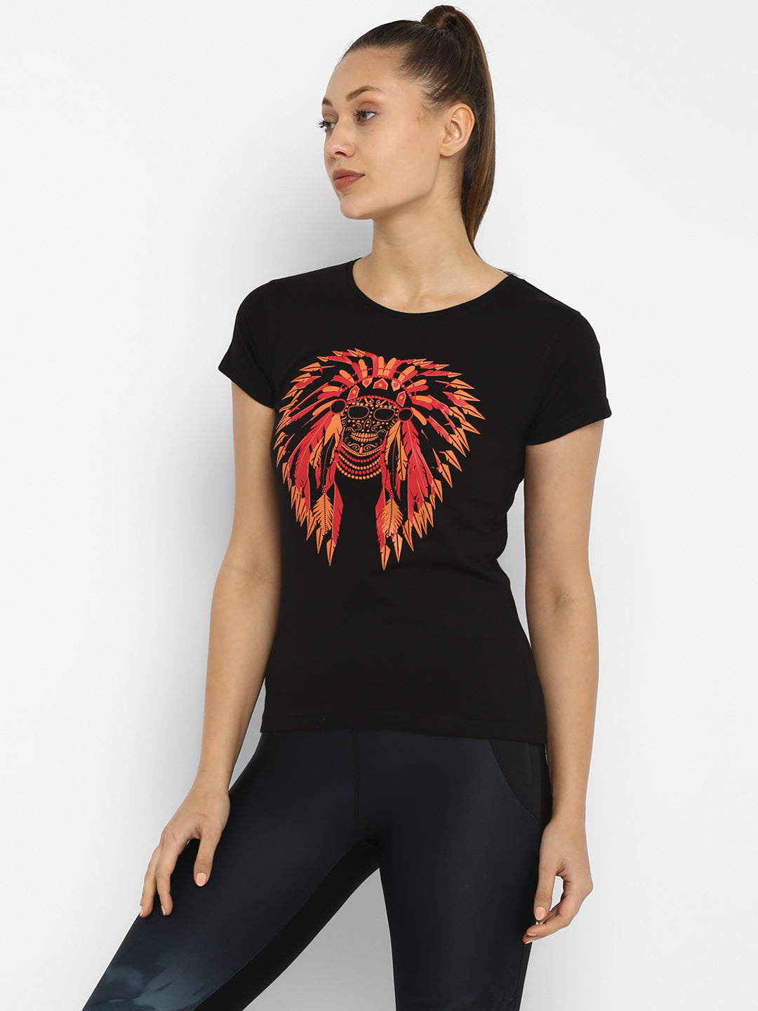 Ap'pulse Women's Printed Sport T-Shirt