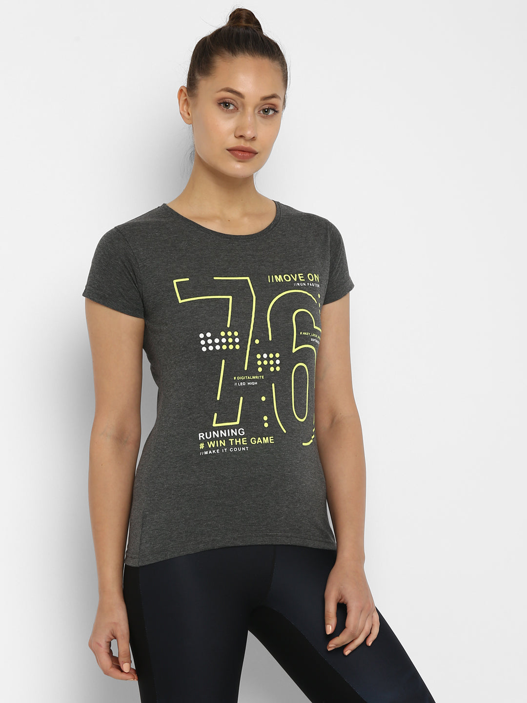 Ap'pulse Women's Printed Sport T-Shirt