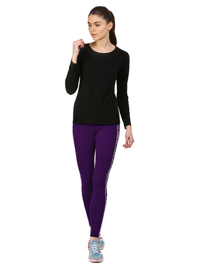 Appulse Women's Long Sleeve Round neck T-Shirt | Women | Premium Cotton | Activewear | Athleisure