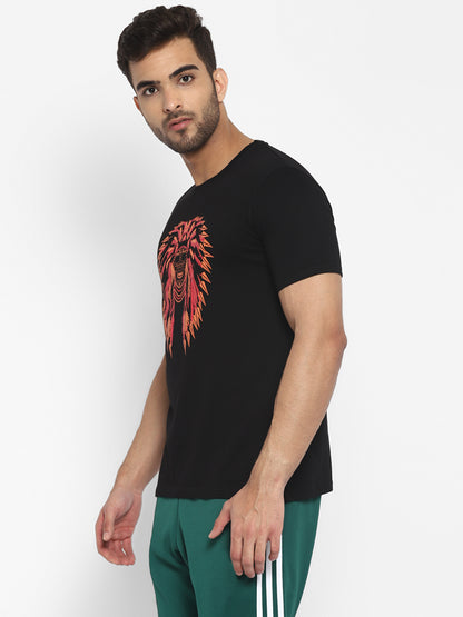 Appulse Men's Short Sleeve Round Neck Printed T-Shirt | Men | Premium Cotton | Activewear | Athleisure