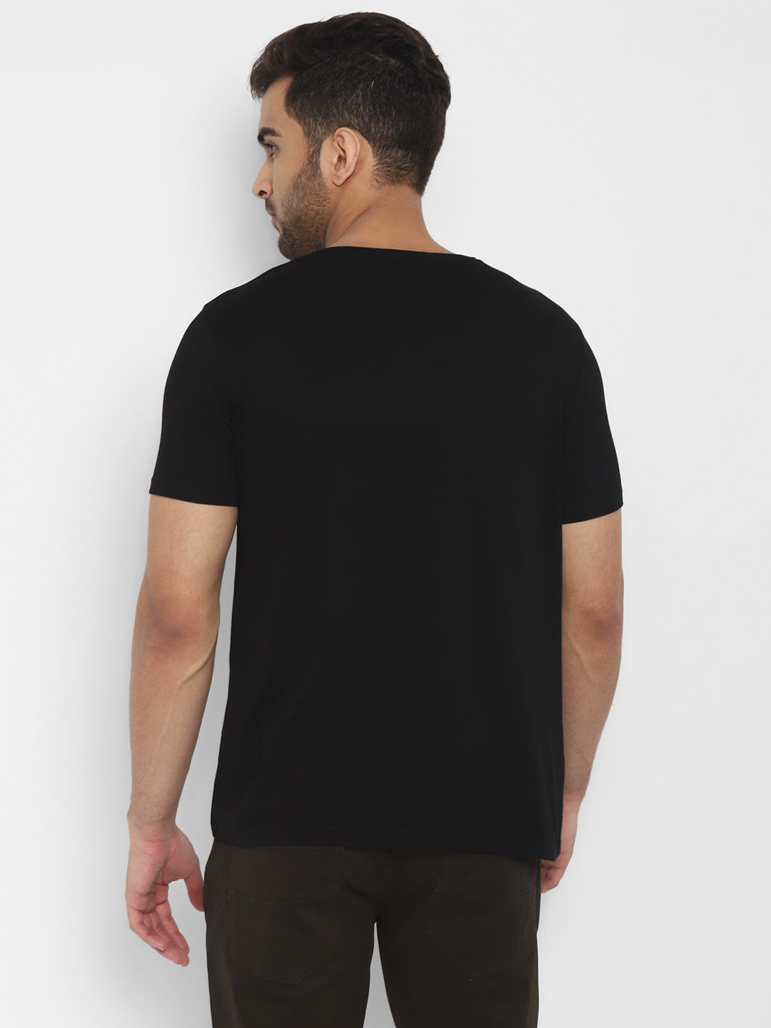 Ap'pulse Men's Short Sleeve Round Neck Printed Tshirt