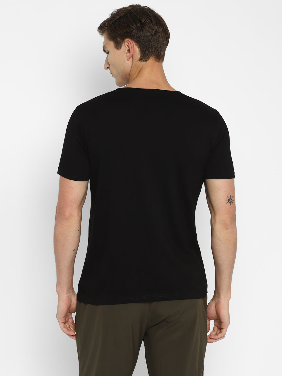 Ap'pulse Men's Short Sleeve Round Neck Printed Tshirt