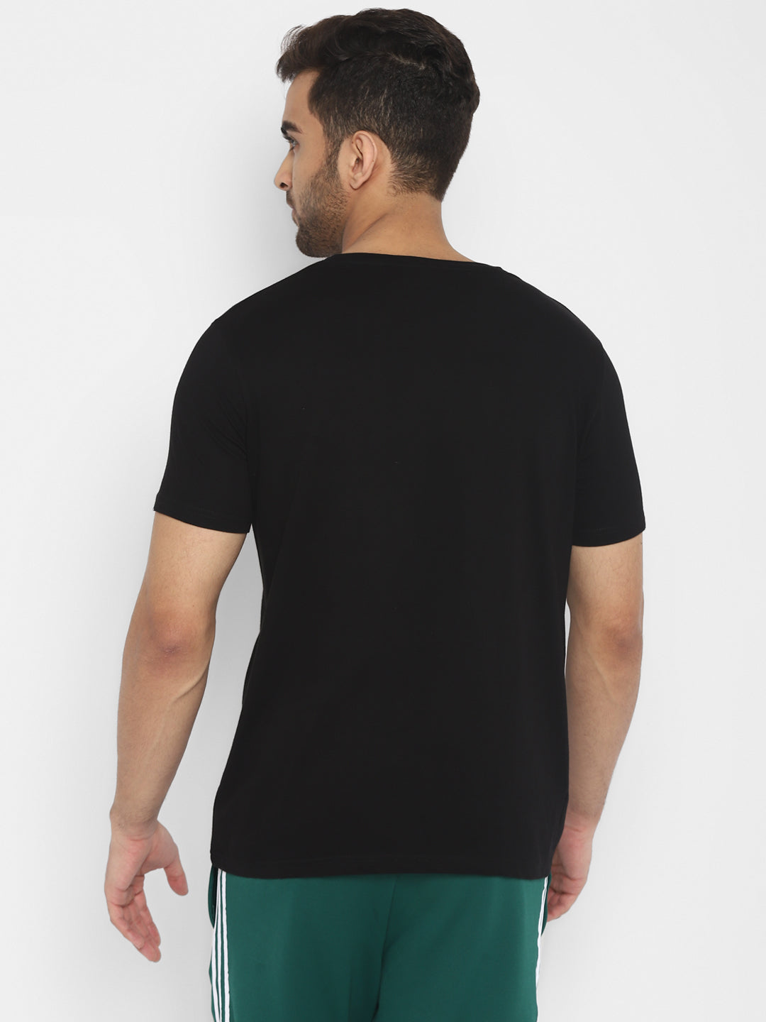 Ap'pulse Men's Short Sleeve Round Neck Printed Tshirt