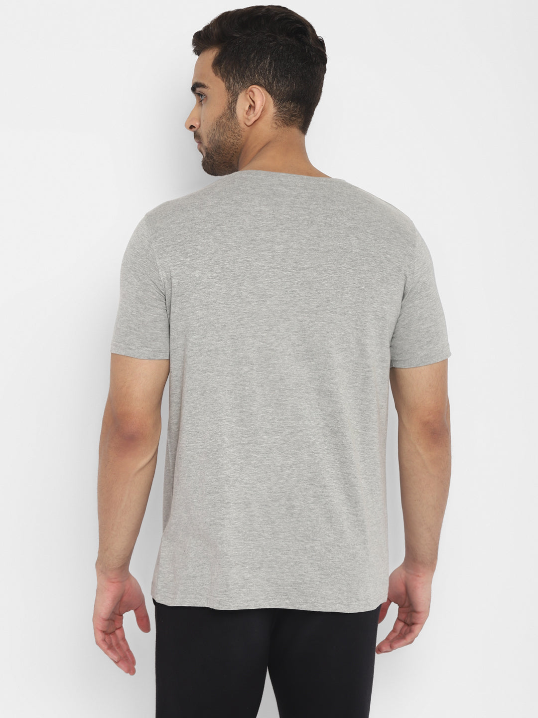 Ap'pulse Men's Short Sleeve Round Neck Printed Tshirt