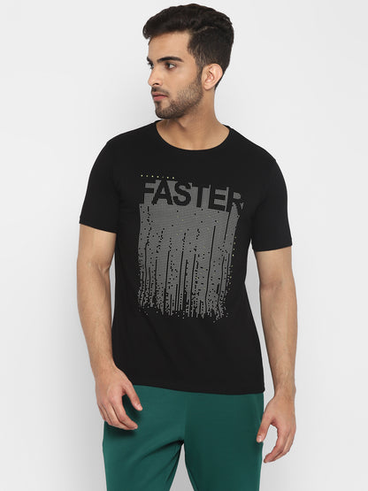 Appulse Men's Short Sleeve Round Neck Printed T-Shirt | Men | Premium Cotton | Activewear | Athleisure