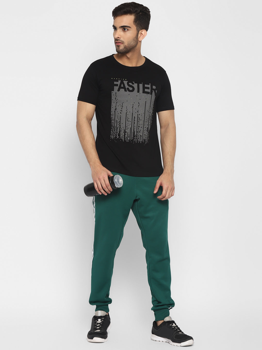 Ap'pulse Men's Short Sleeve Round Neck Printed Tshirt