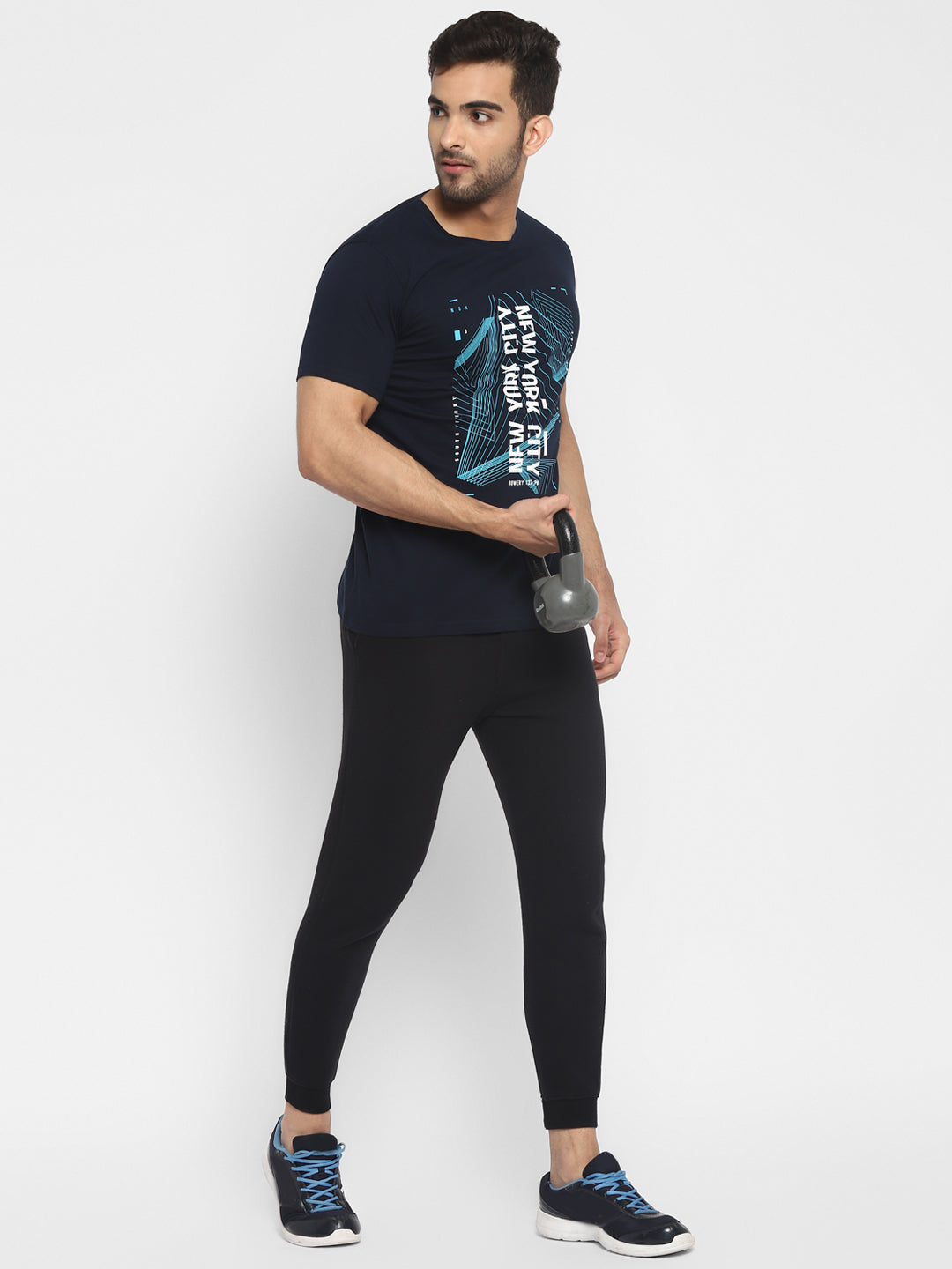 Ap'pulse Men's Short Sleeve Round Neck Printed Tshirt