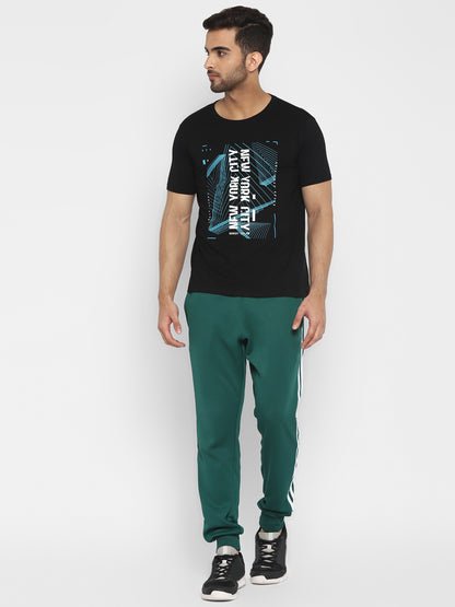 Appulse Men's Short Sleeve Round Neck Printed T-Shirt | Men | Premium Cotton | Activewear | Athleisure