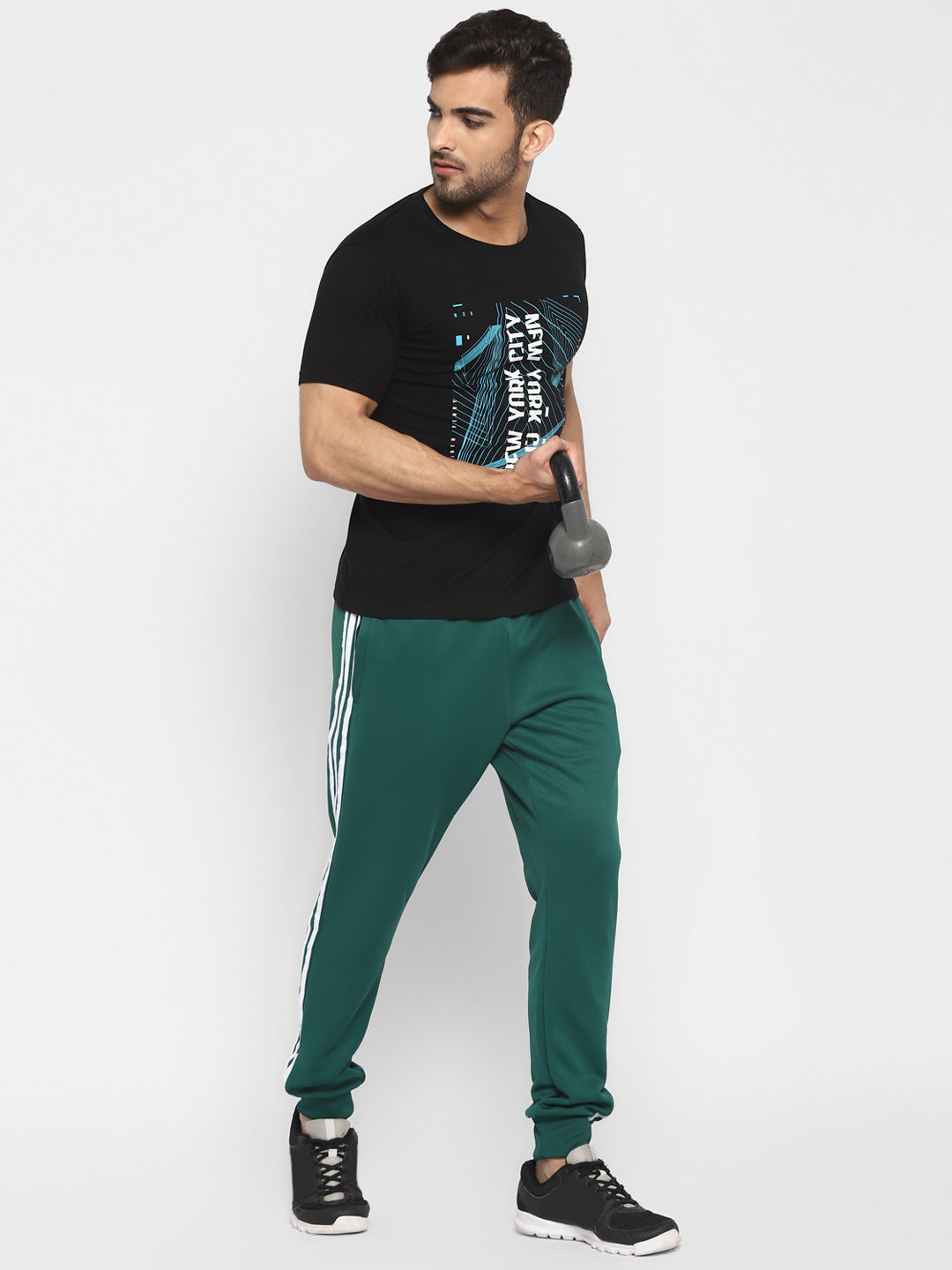 Ap'pulse Men's Short Sleeve Round Neck Printed Tshirt