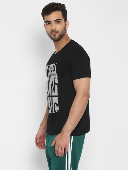 Appulse Men's Short Sleeve Round Neck Printed T-Shirt | Men | Premium Cotton | Activewear | Athleisure