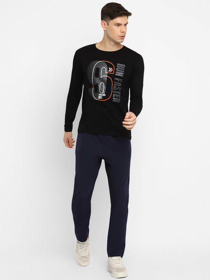 Appulse Men's Round Neck Long Sleeve Printed T-Shirt | Men | Premium Cotton | Activewear | Athleisure