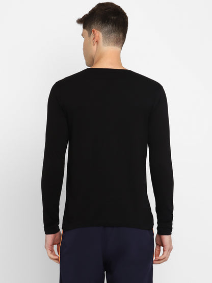 Appulse Men's Round Neck Long Sleeve Printed T-Shirt | Men | Premium Cotton | Activewear | Athleisure