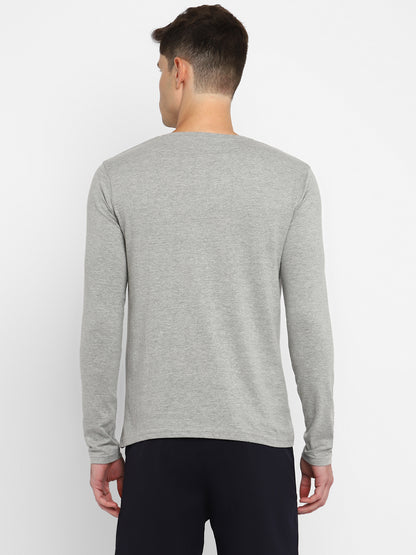 Appulse Men's Round Neck Long Sleeve Printed T-Shirt | Men | Premium Cotton | Activewear | Athleisure