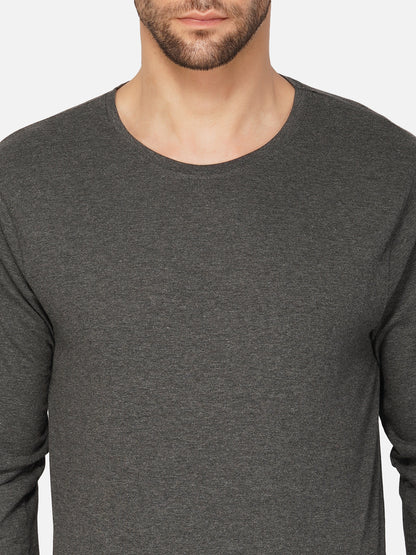 Appulse Men's Round Neck Long Sleeve Thumb Hole T-Shirt | Men | Premium Cotton | Activewear | Athleisure