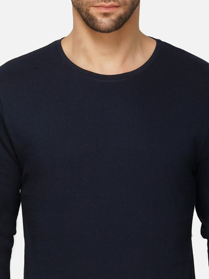 Appulse Men's Round Neck Long Sleeve Thumb Hole T-Shirt | Men | Premium Cotton | Activewear | Athleisure
