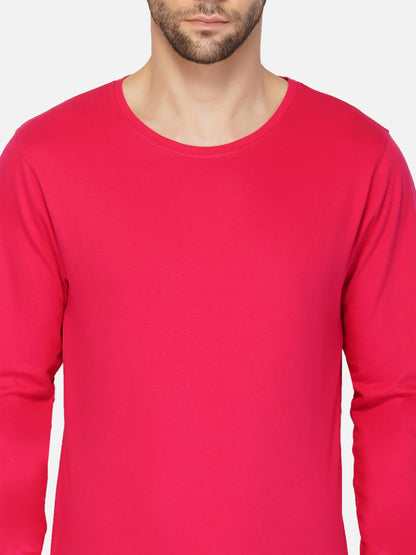 Appulse Men's Round Neck Long Sleeve Thumb Hole T-Shirt | Men | Premium Cotton | Activewear | Athleisure