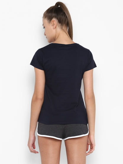 Appulse Women's Short Sleeve Round neck T-Shirt | Women | Premium Cotton | Activewear | Athleisure
