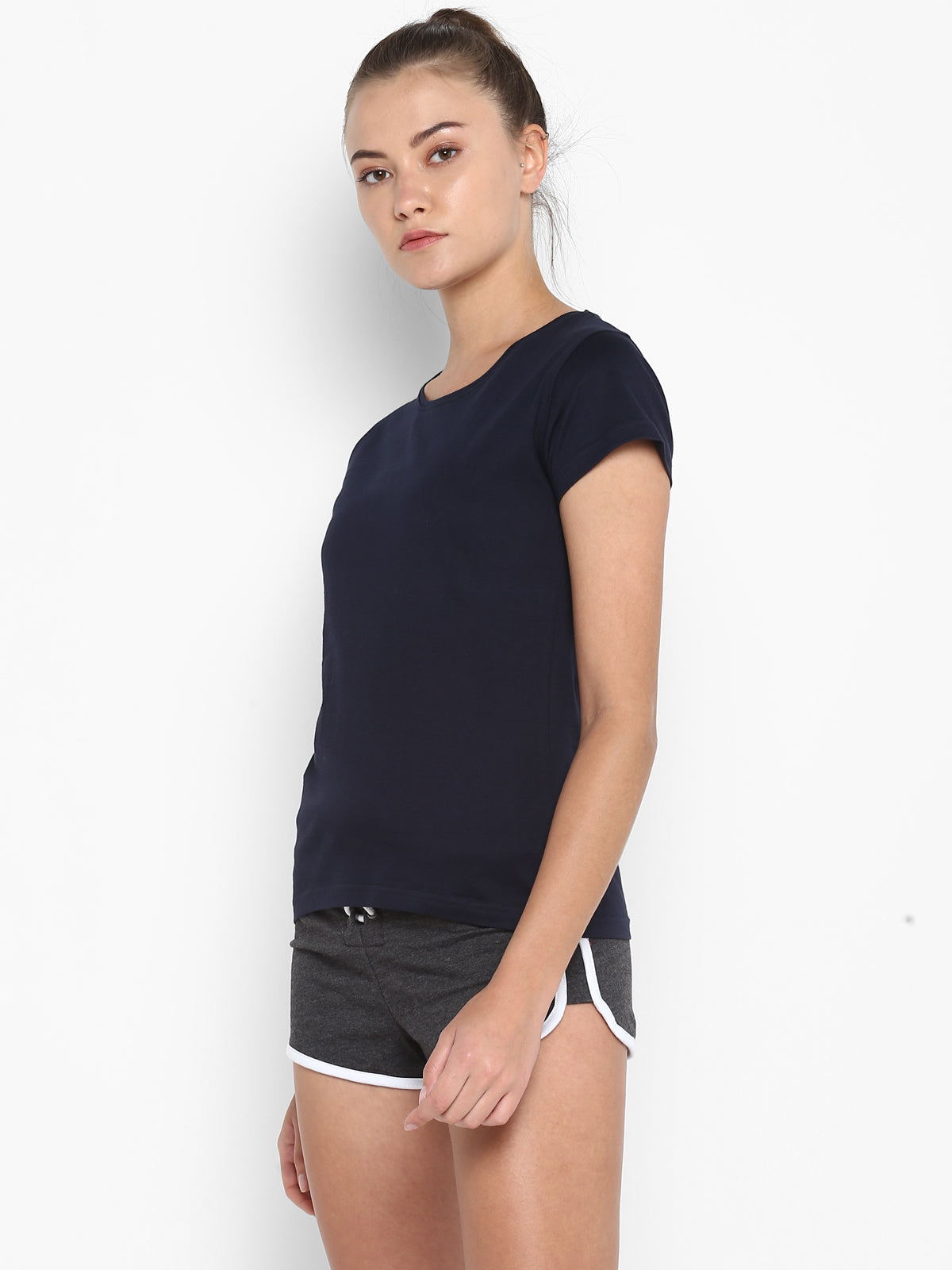 Ap'pulse Women's Short Sleeve Round neck Tshirt