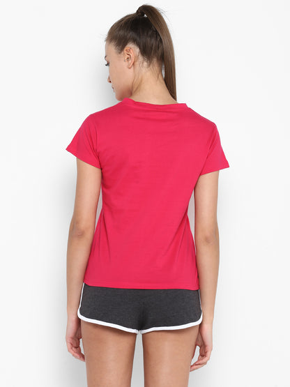 Appulse Women's Short Sleeve V Neck T-Shirt | Women | Premium Cotton | Activewear | Athleisure
