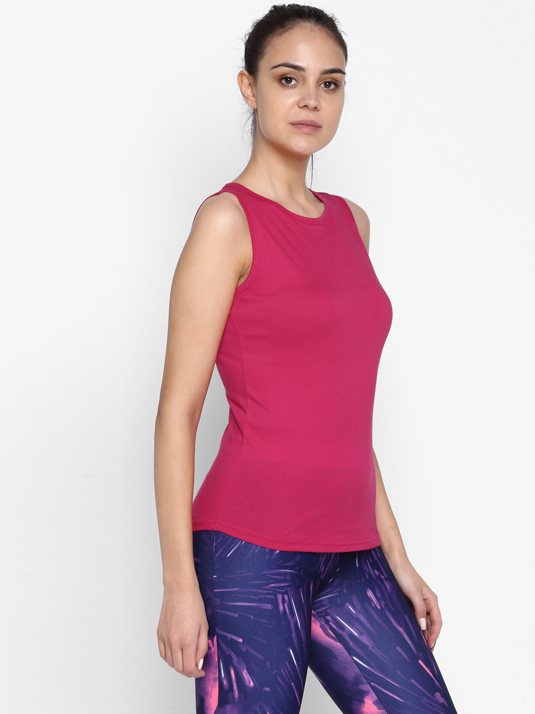 Ap'pulse Women's Sleeveless Round neck Tshirt