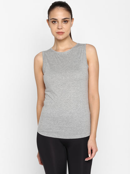 Appulse Women's Sleeveless Round neck T-Shirt | Women | Premium Cotton | Activewear | Athleisure