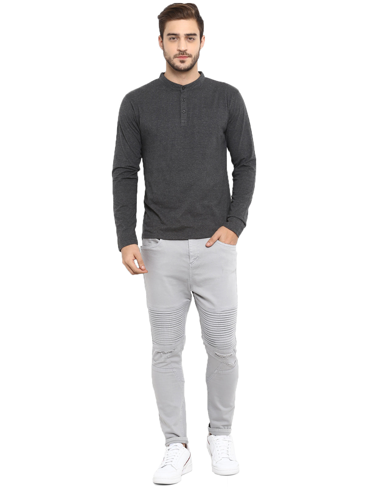 Ap'pulse Men's Madrid Polo Long Sleeve Tshirt