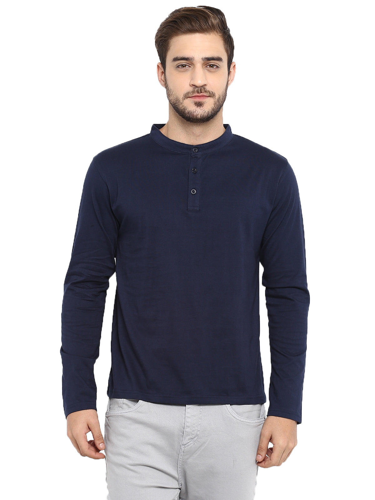 Appulse Men's Madrid Polo Long Sleeve T-Shirt | Men | Premium Cotton | Activewear | Athleisure