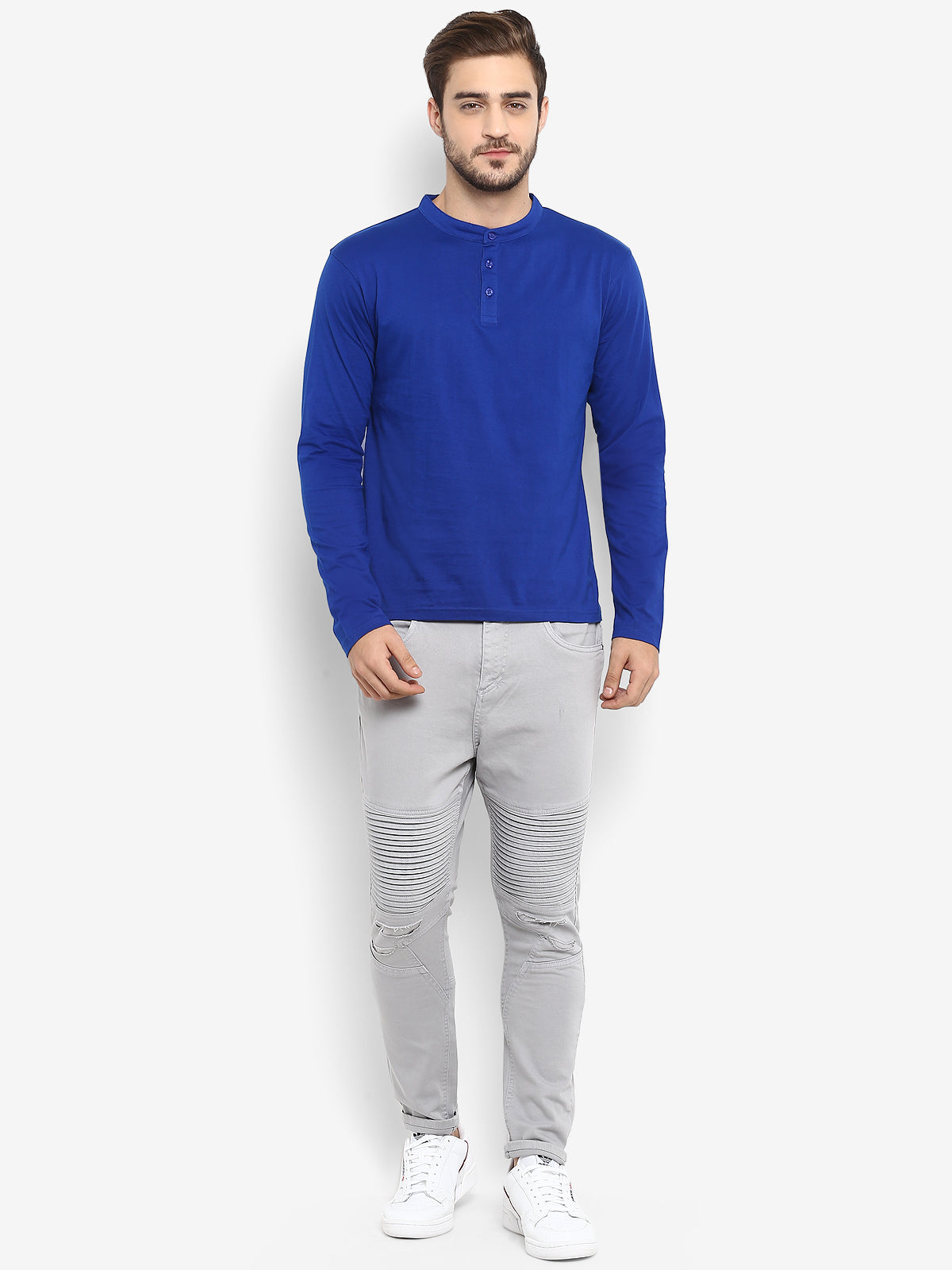 Appulse Men's Madrid Polo Long Sleeve T-Shirt | Men | Premium Cotton | Activewear | Athleisure